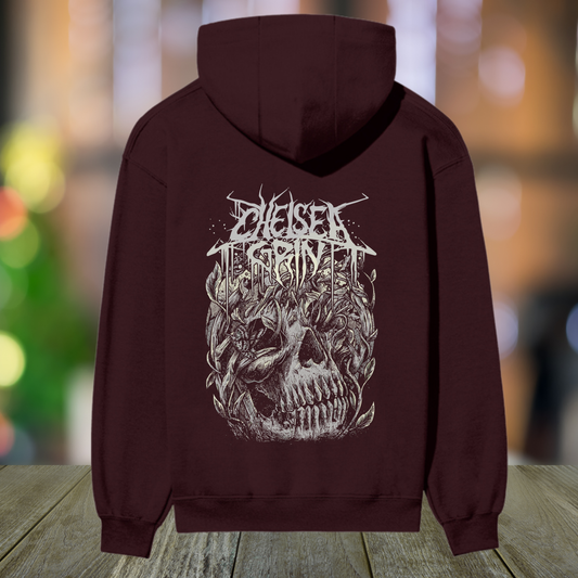 "Diesel Spirit â Botanical Skull Premium Hoodie"