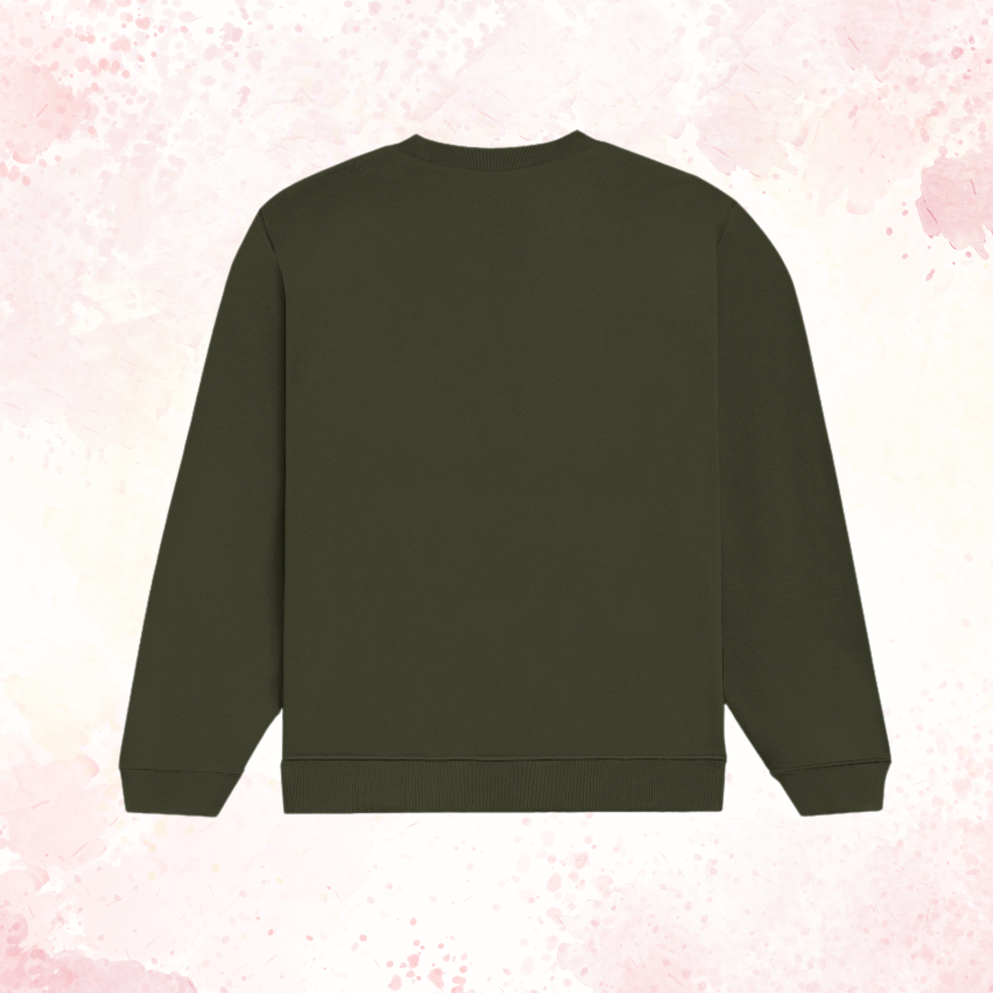 Olive Green Plain Sweatshirt