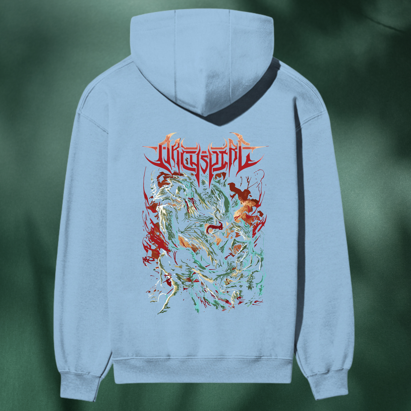 “Spirit Beast Premium Graphic Hoodie – Inferno Edition”