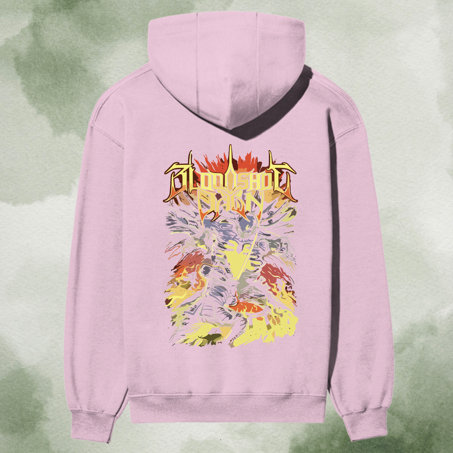 Bloodshot Dawn “Inferno Warrior” Premium Heavyweight Hoodie