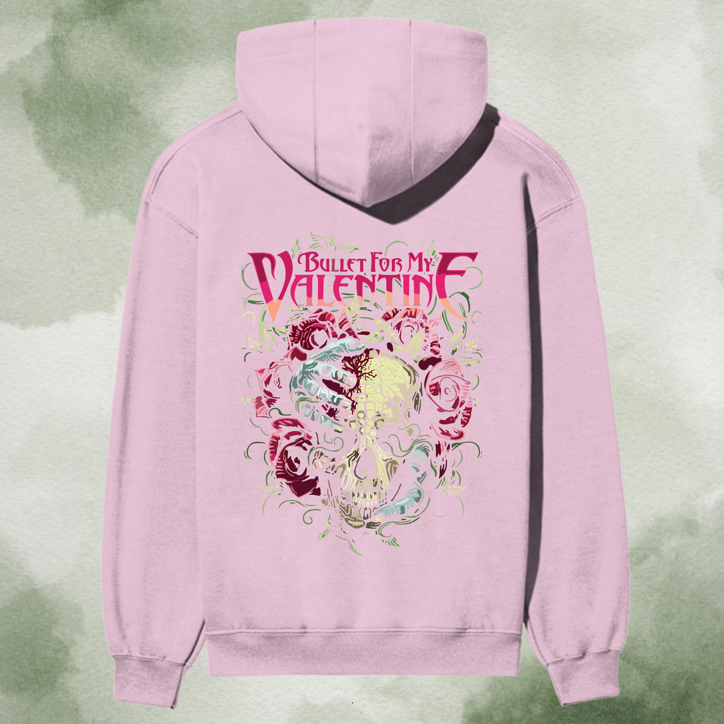 Bullet For My Valentine “Floral Skull” Premium Heavyweight Hoodie