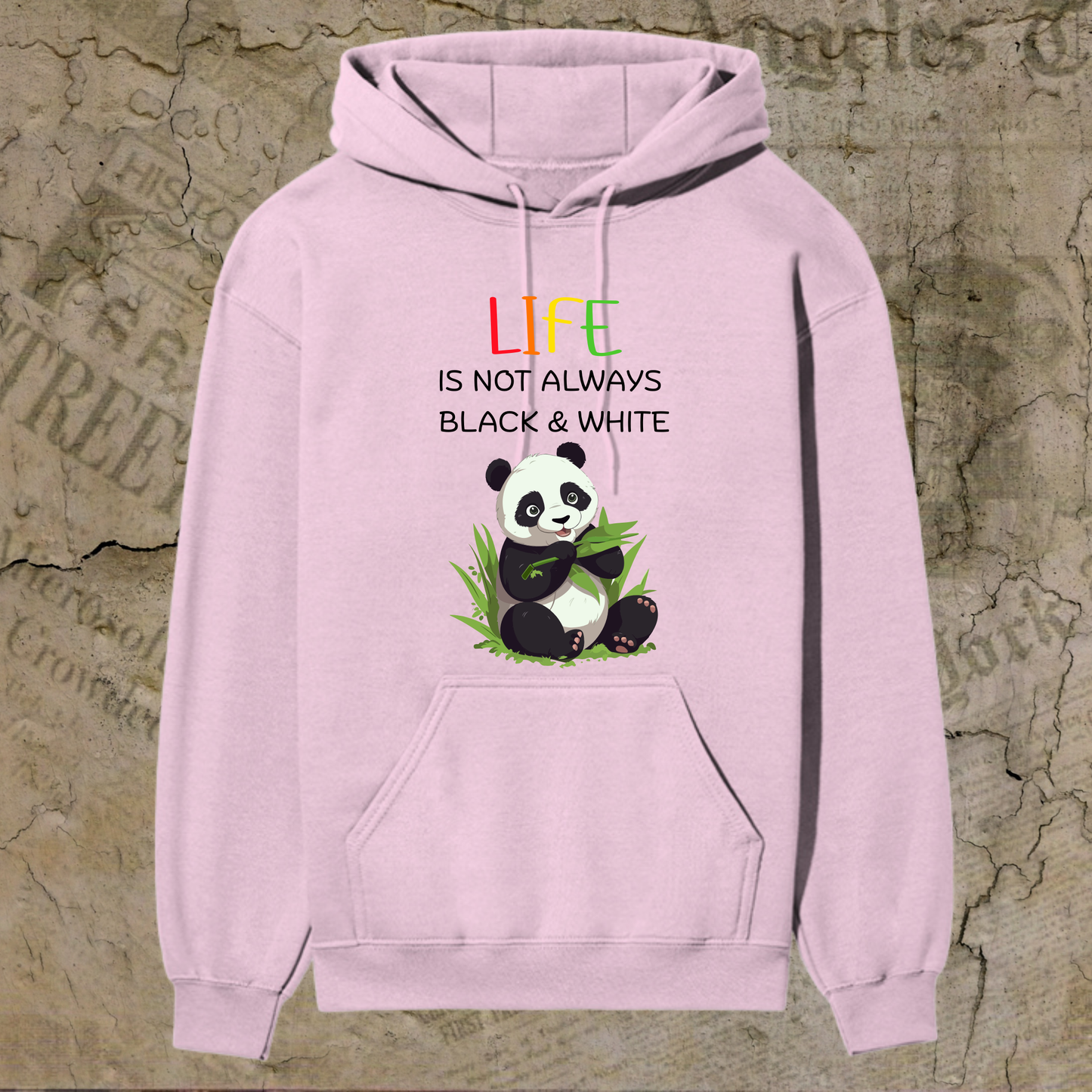 “Panda Life” Premium Hoodie – Cute & Comfy Bamboo Vibes 🐼🌿