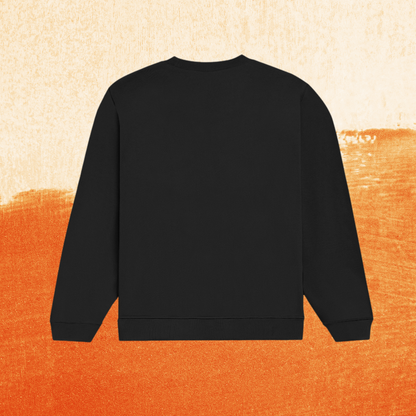 Black Plain Sweatshirt