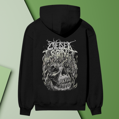 "Diesel Spirit – Botanical Skull Premium Hoodie"
