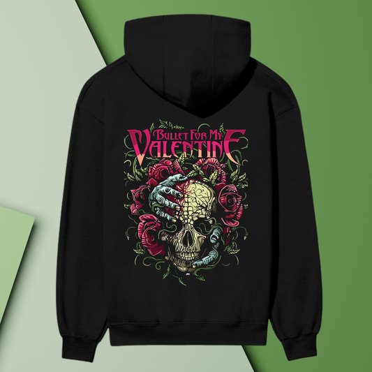Bullet For My Valentine “Floral Skull” Premium Heavyweight Hoodie