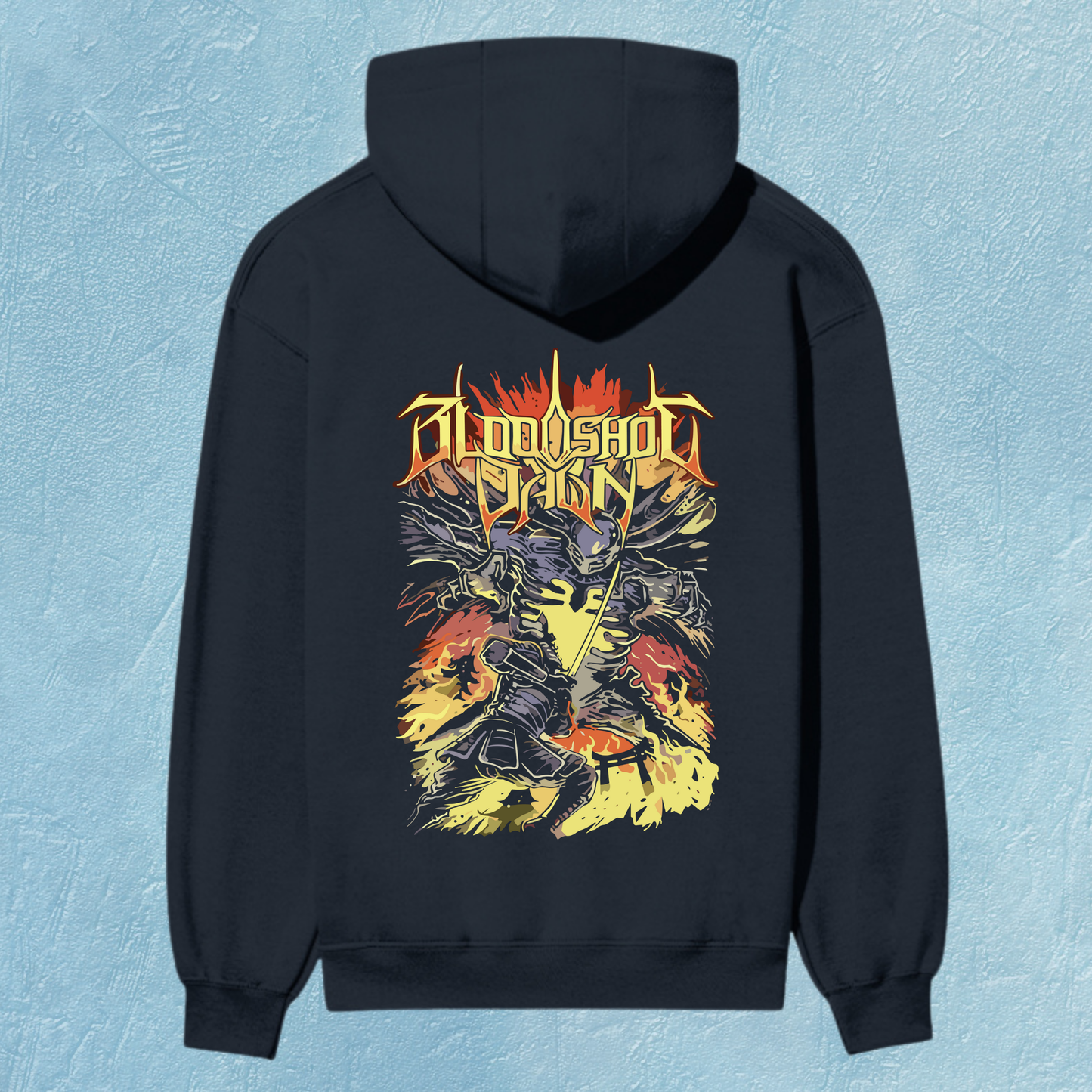 Bloodshot Dawn “Inferno Warrior” Premium Heavyweight Hoodie