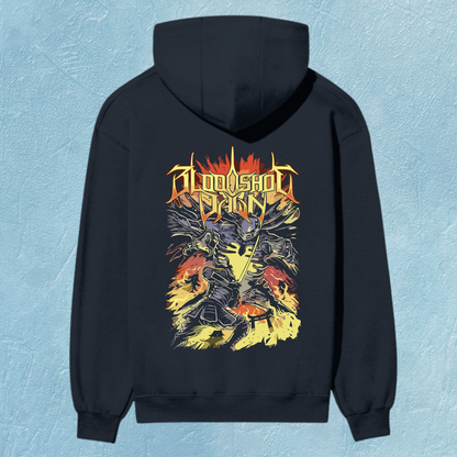 Bloodshot Dawn “Inferno Warrior” Premium Heavyweight Hoodie