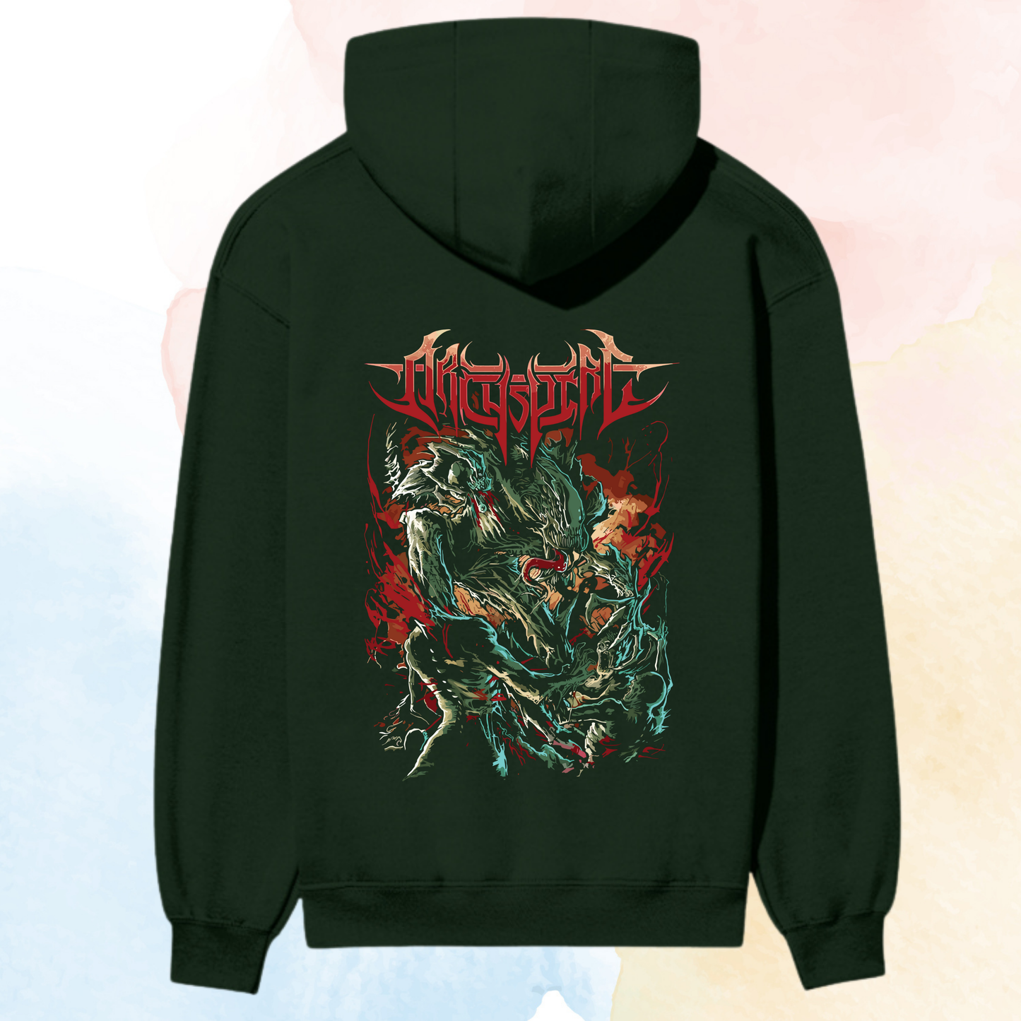 “Spirit Beast Premium Graphic Hoodie – Inferno Edition”