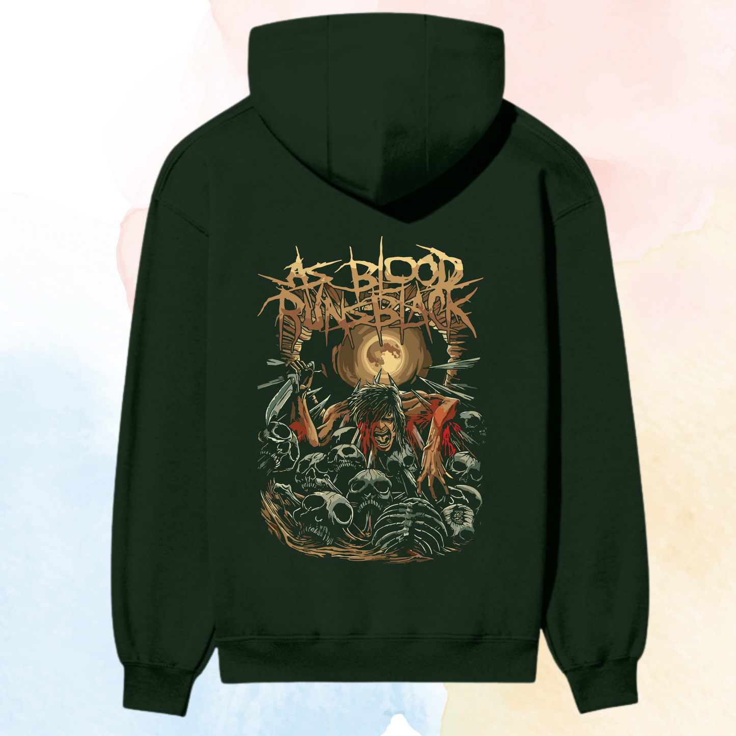 As Blood Runs Black Graphic Hoodie | Premium Quality Unisex