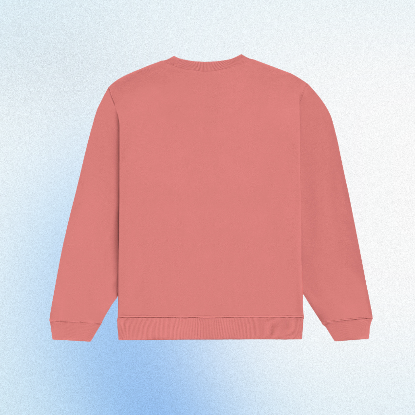 Coral Plain Sweatshirt