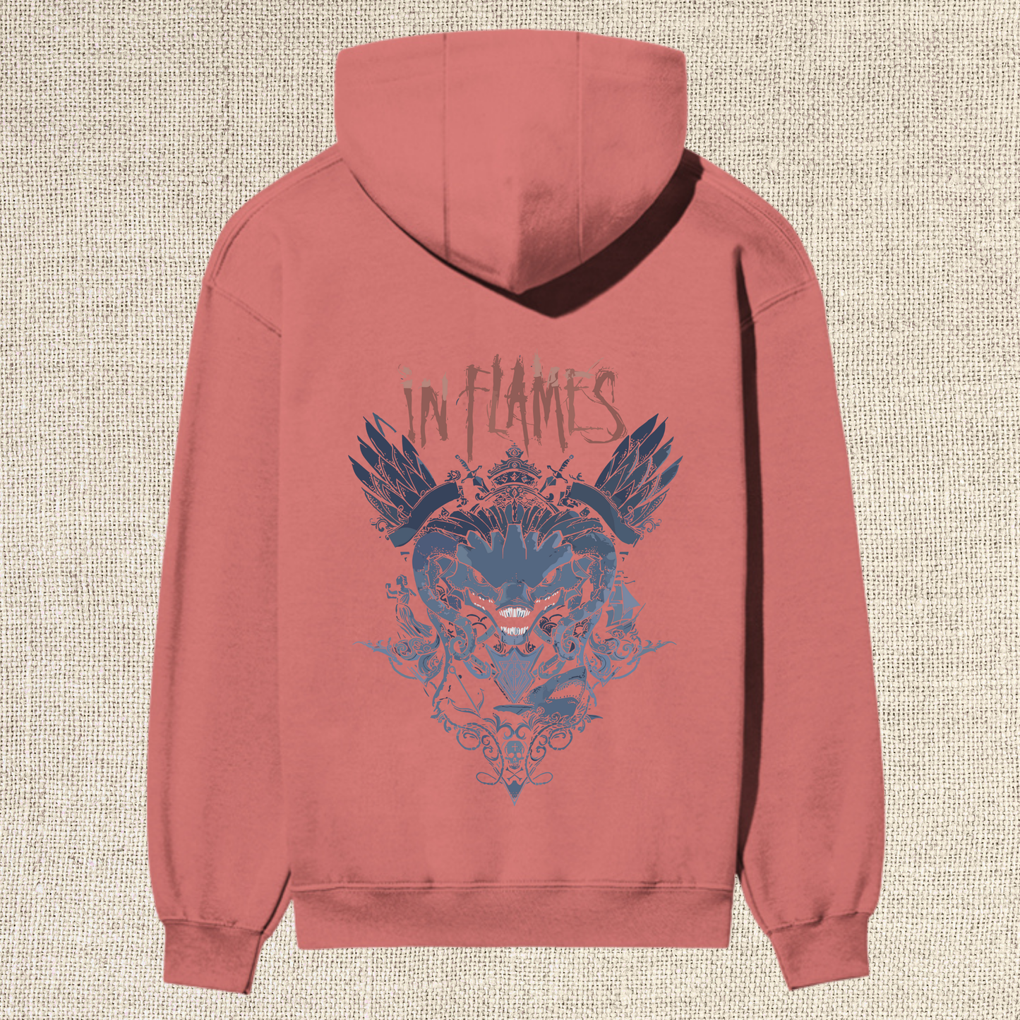“In Flames Premium Graphic Hoodie – Wings of Rebellion Edition”