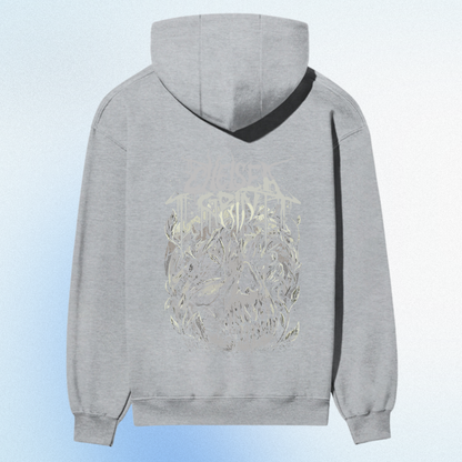 "Diesel Spirit – Botanical Skull Premium Hoodie"