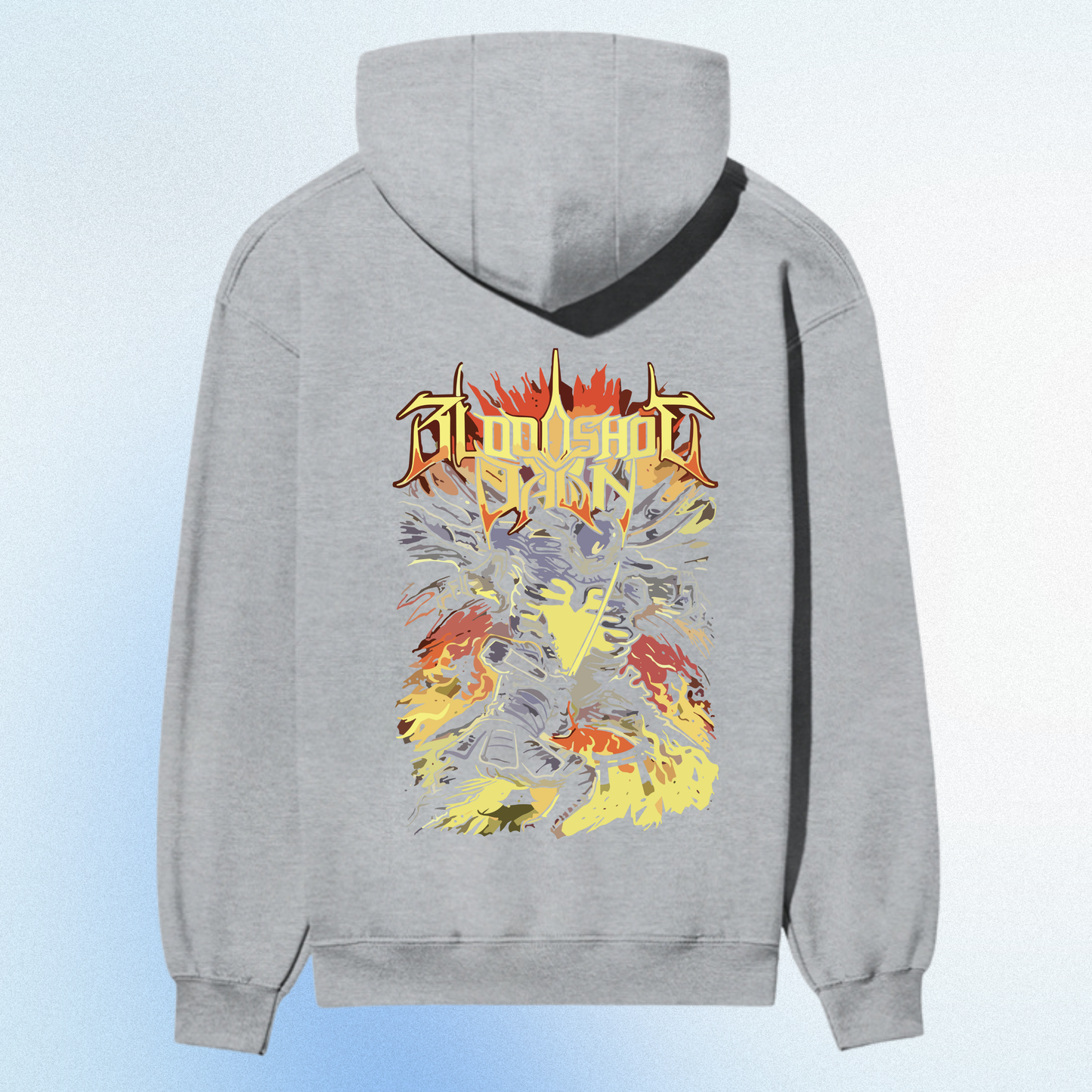 Bloodshot Dawn “Inferno Warrior” Premium Heavyweight Hoodie