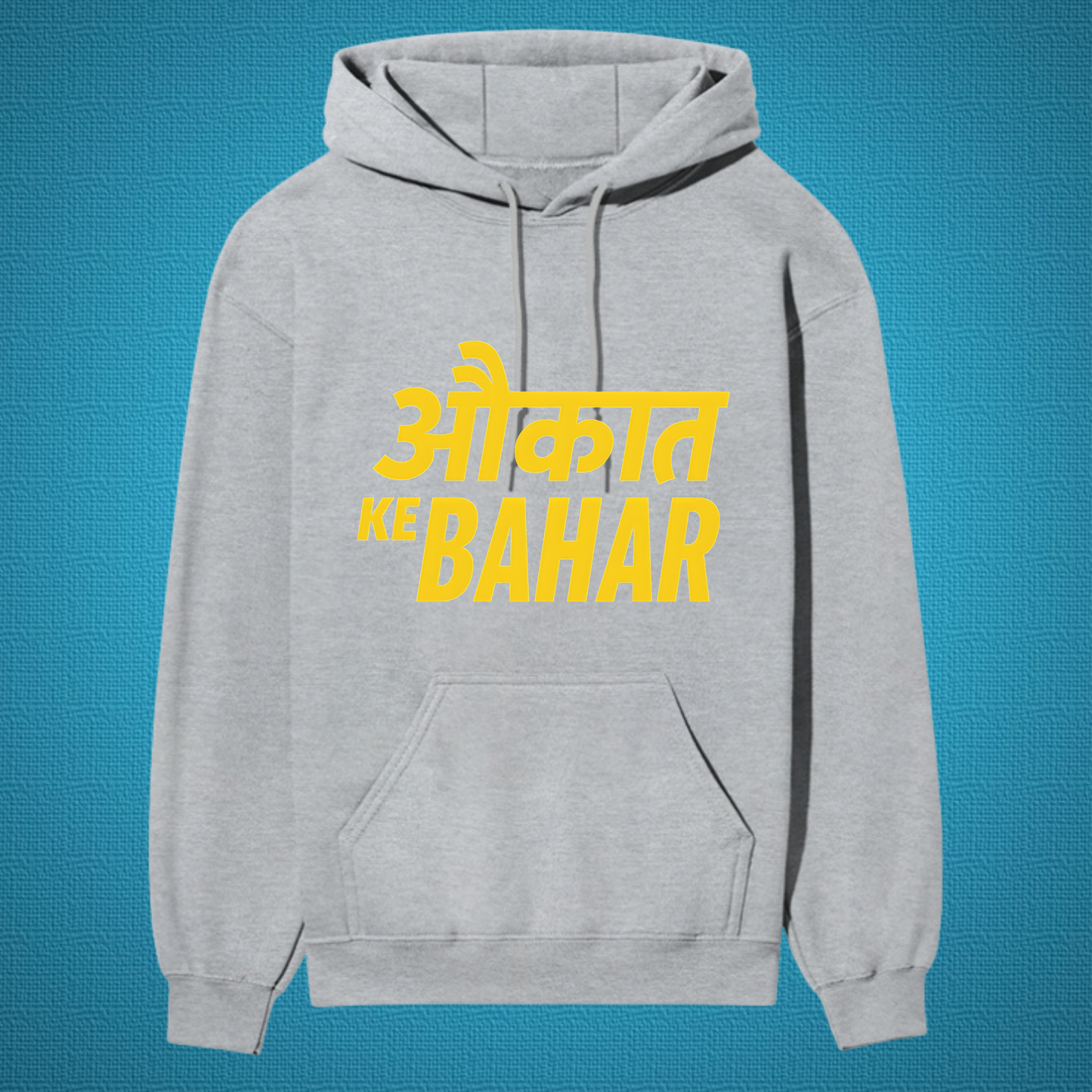 Aukat Ke Bahar Premium Black Hoodie – Bold Streetwear Statement | Winter Essential