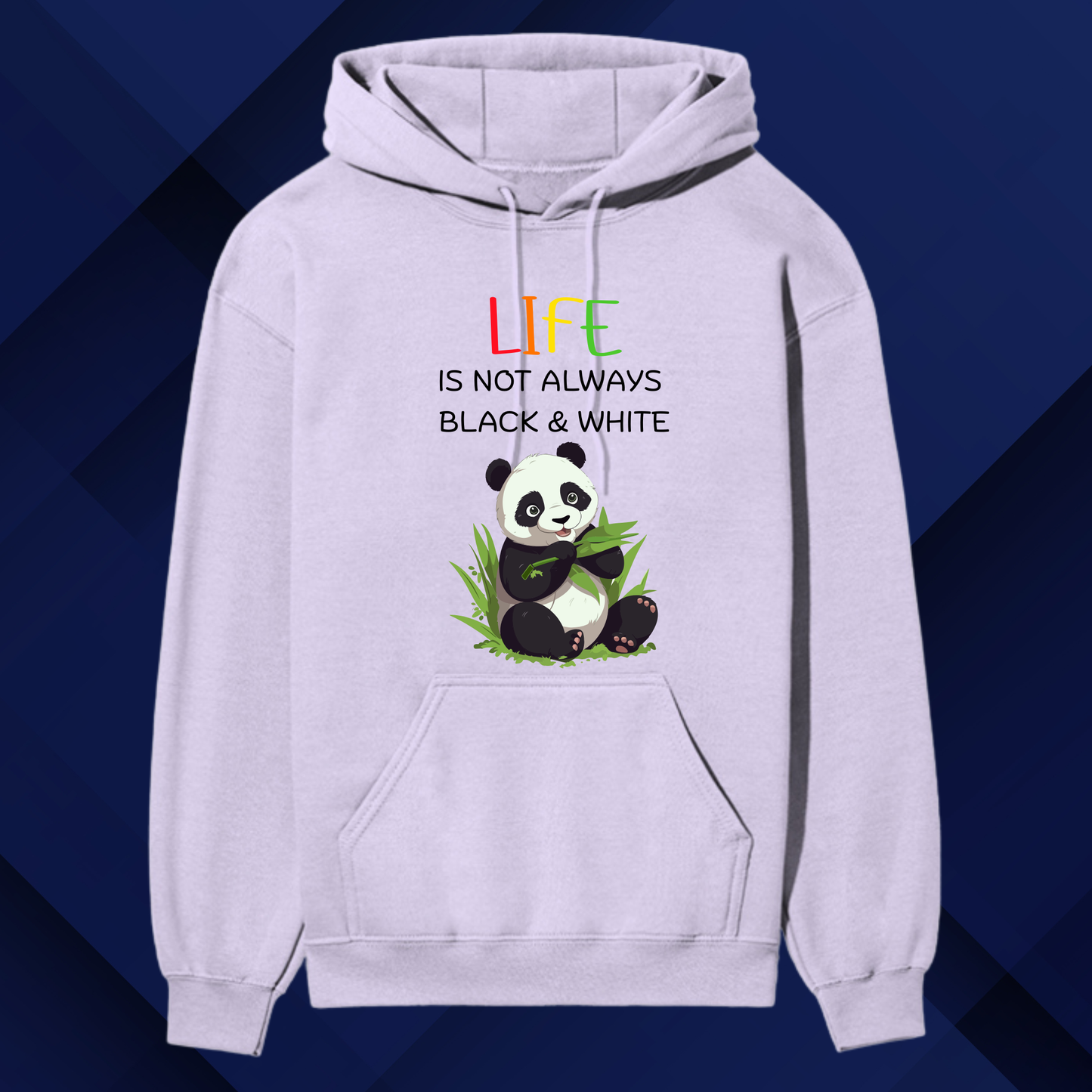 “Panda Life” Premium Hoodie – Cute & Comfy Bamboo Vibes 🐼🌿