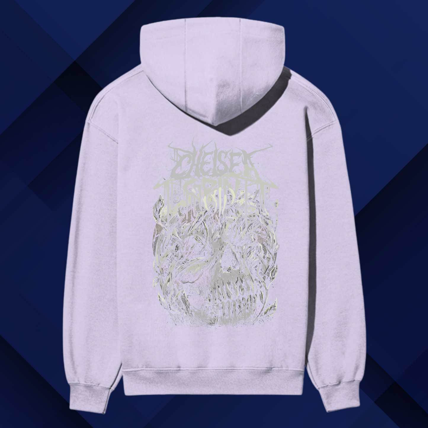 "Diesel Spirit – Botanical Skull Premium Hoodie"