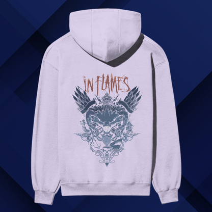 “In Flames Premium Graphic Hoodie – Wings of Rebellion Edition”