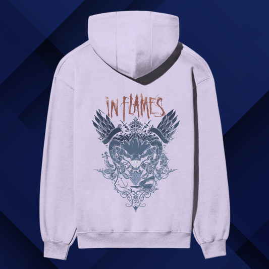 “In Flames Premium Graphic Hoodie – Wings of Rebellion Edition”