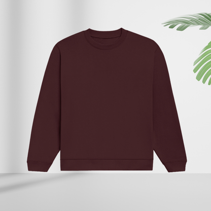 Maroon Plain Sweatshirt