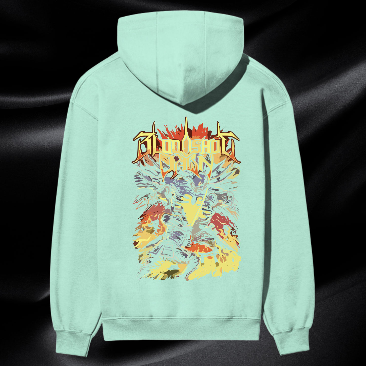 Bloodshot Dawn “Inferno Warrior” Premium Heavyweight Hoodie