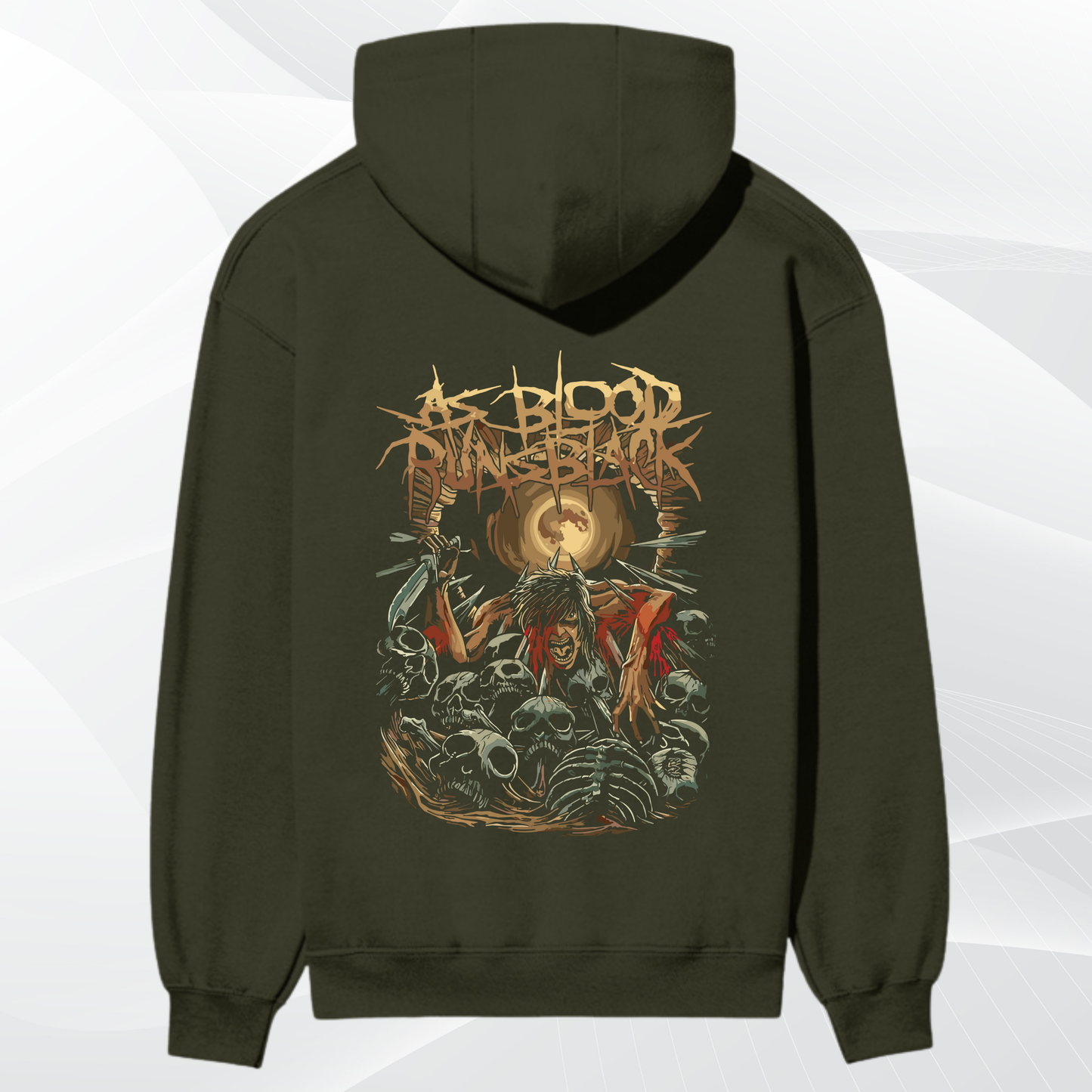 As Blood Runs Black Graphic Hoodie | Premium Quality Unisex