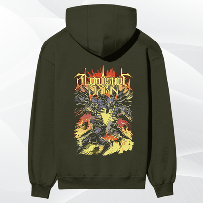 Bloodshot Dawn “Inferno Warrior” Premium Heavyweight Hoodie