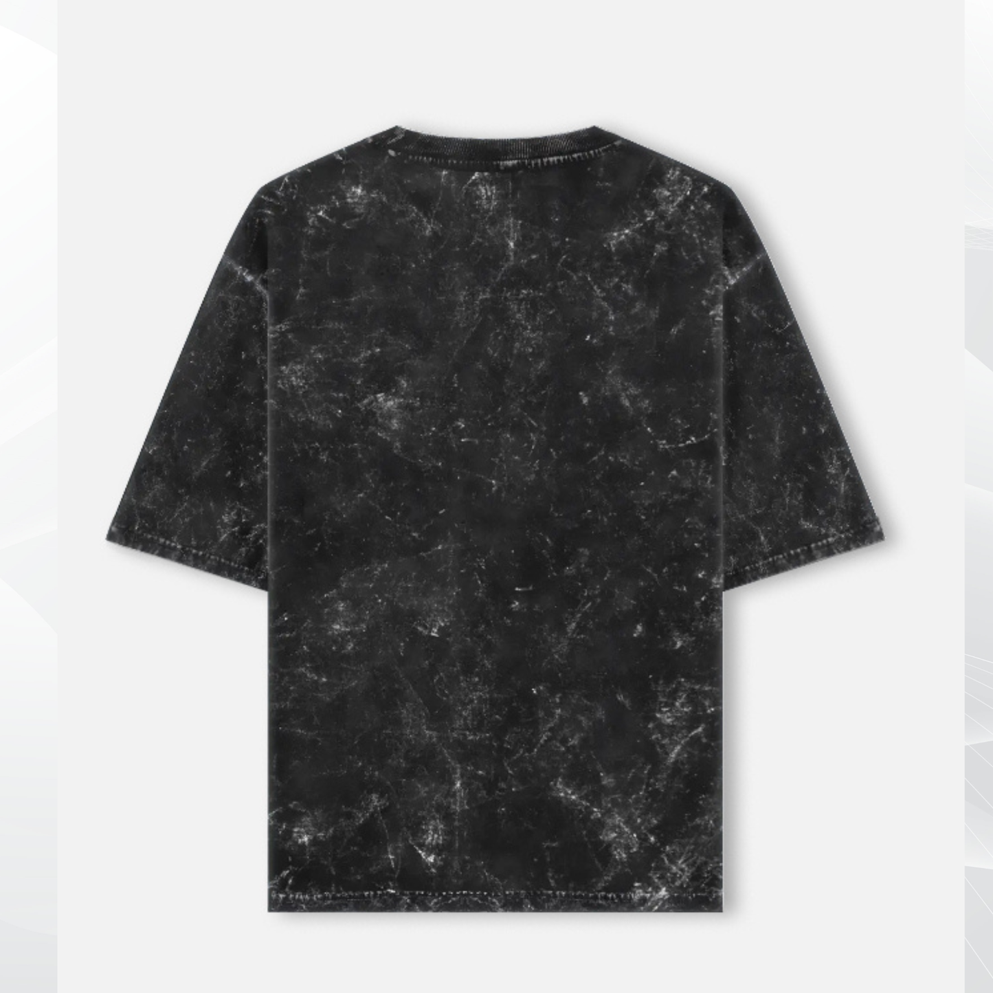 Black Acid Washed Oversized T-Shirt