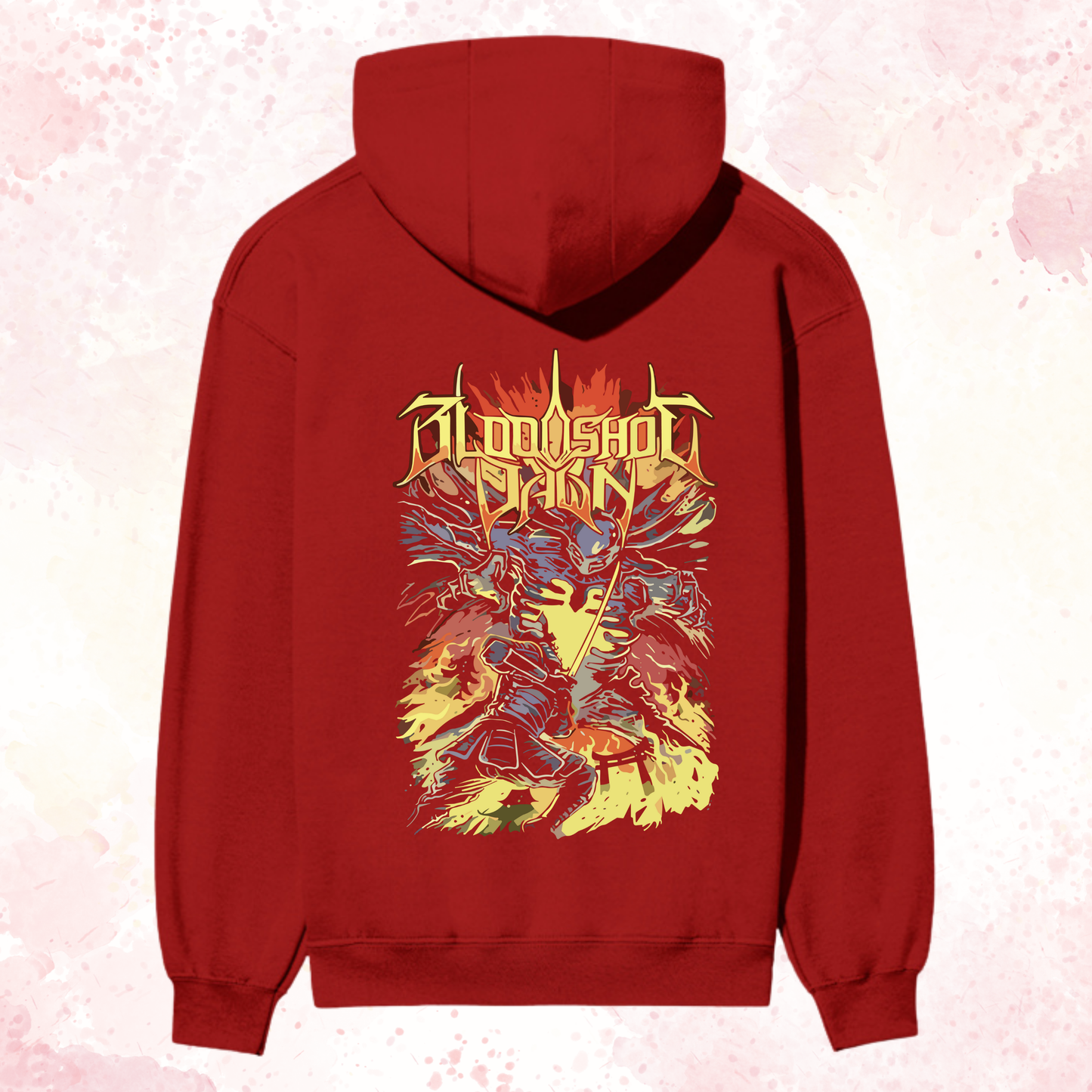 Bloodshot Dawn “Inferno Warrior” Premium Heavyweight Hoodie