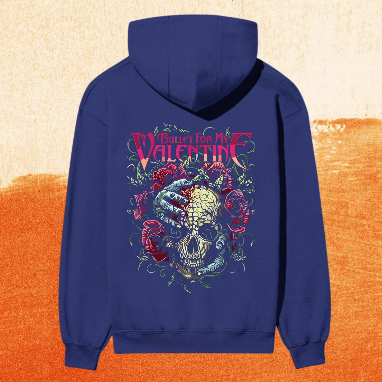 Bullet For My Valentine “Floral Skull” Premium Heavyweight Hoodie