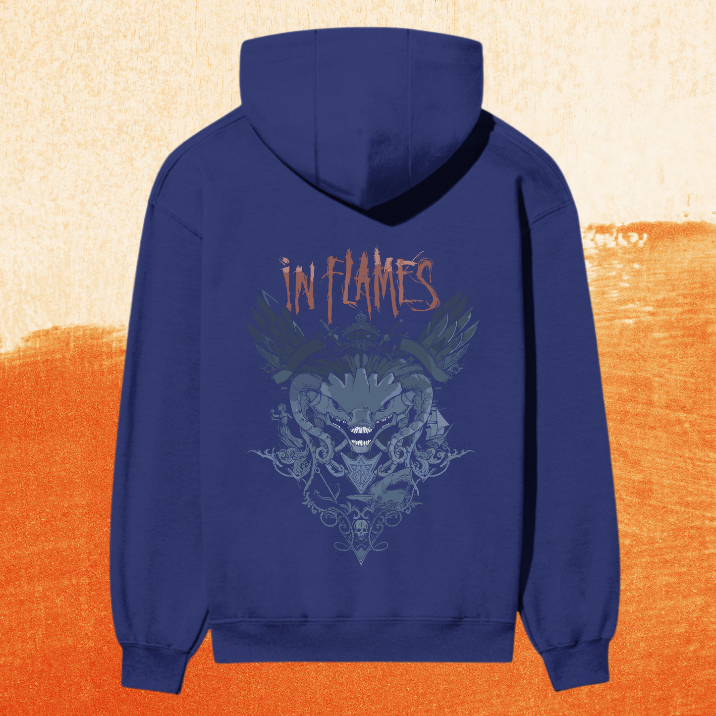 “In Flames Premium Graphic Hoodie – Wings of Rebellion Edition”