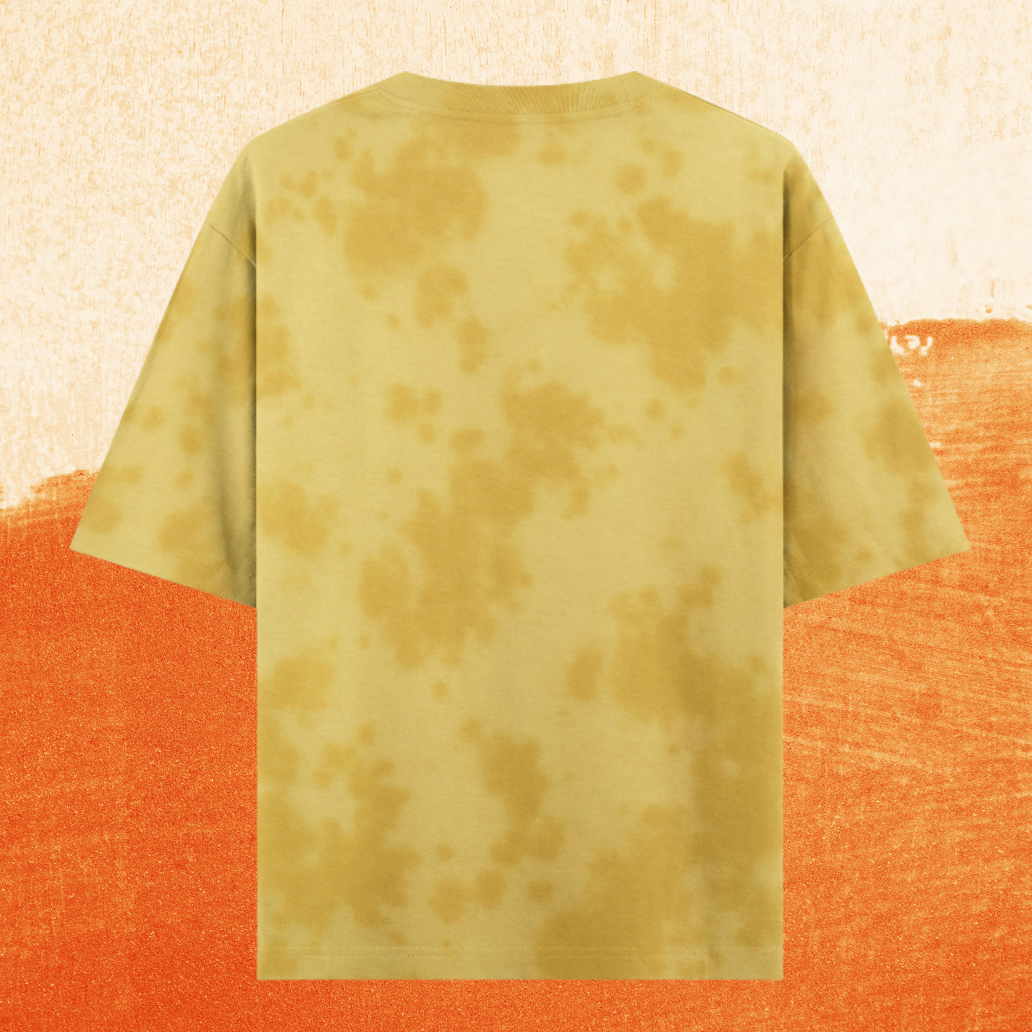 Yellow Tie Dye Oversized T-Shirt
