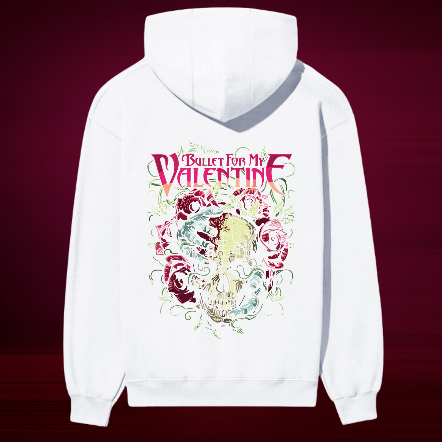 Bullet For My Valentine “Floral Skull” Premium Heavyweight Hoodie