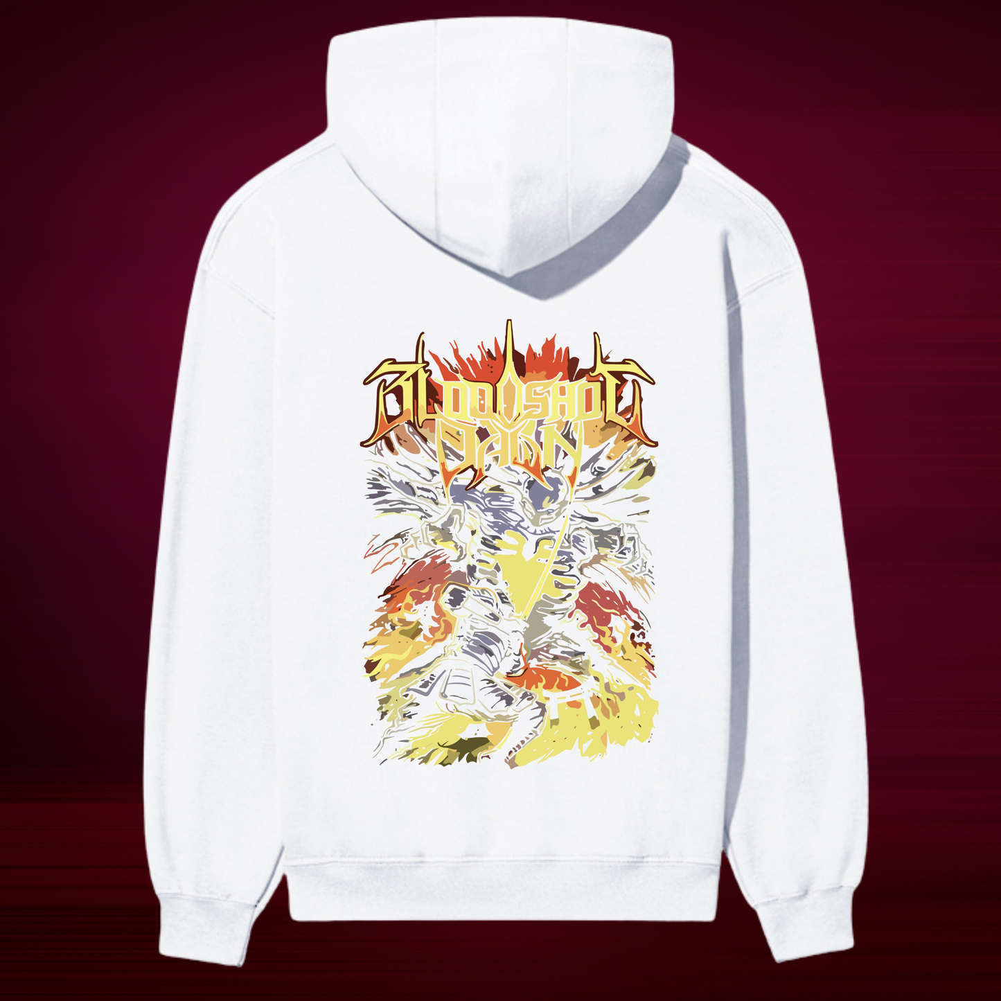 Bloodshot Dawn “Inferno Warrior” Premium Heavyweight Hoodie