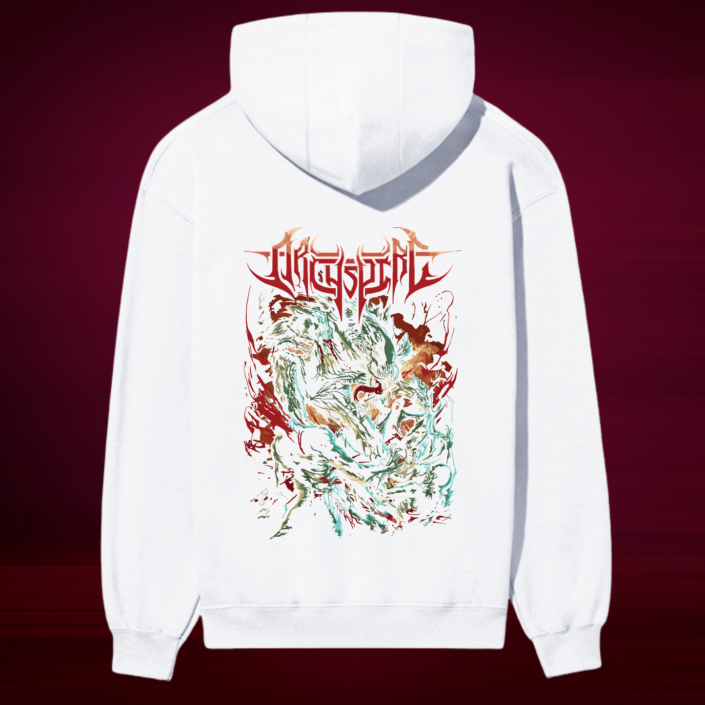 “Spirit Beast Premium Graphic Hoodie – Inferno Edition”