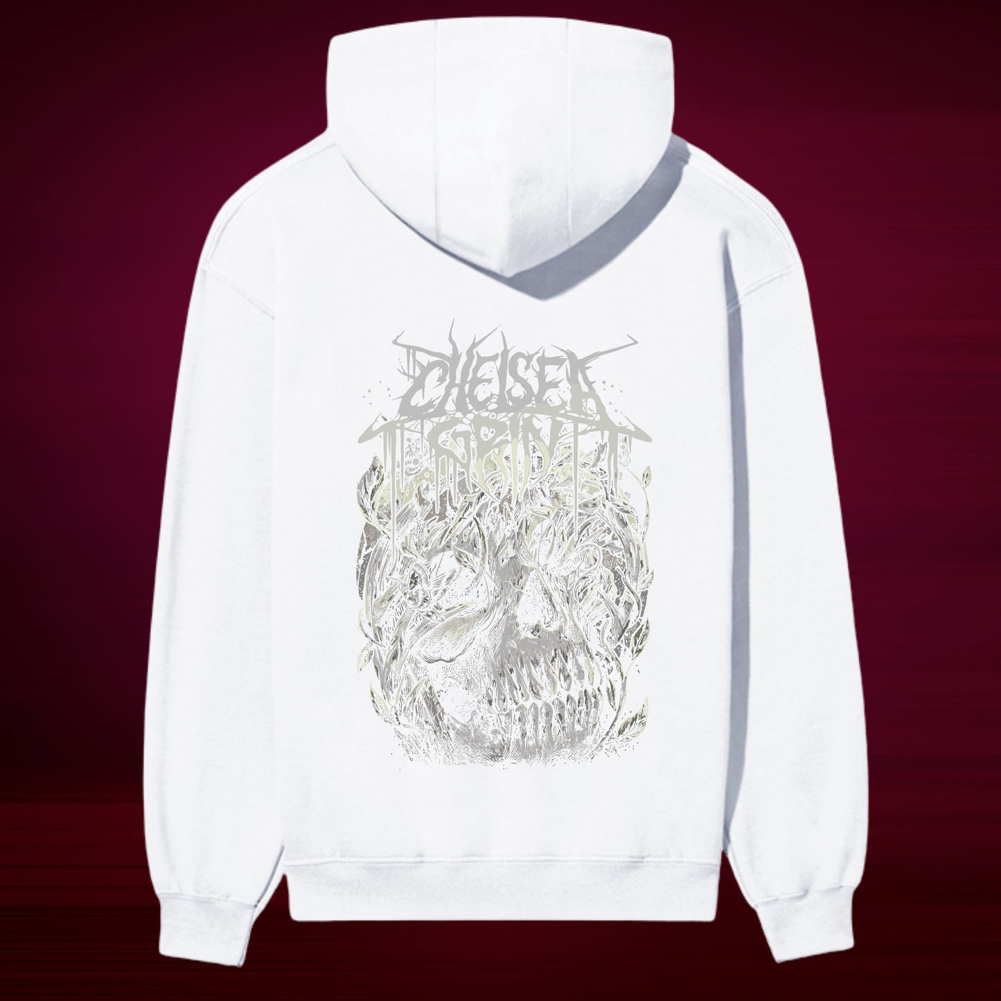 "Diesel Spirit – Botanical Skull Premium Hoodie"