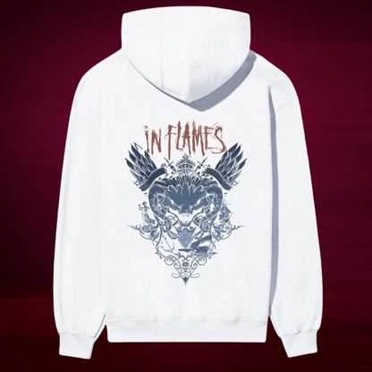 “In Flames Premium Graphic Hoodie – Wings of Rebellion Edition”