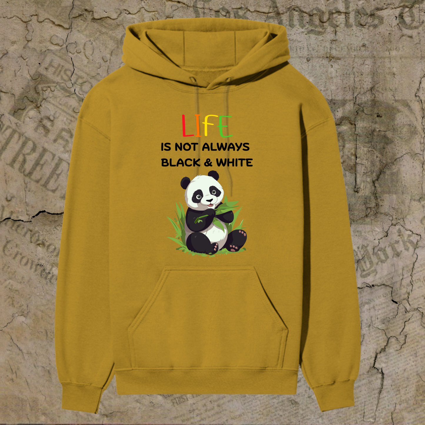 “Panda Life” Premium Hoodie – Cute & Comfy Bamboo Vibes 🐼🌿